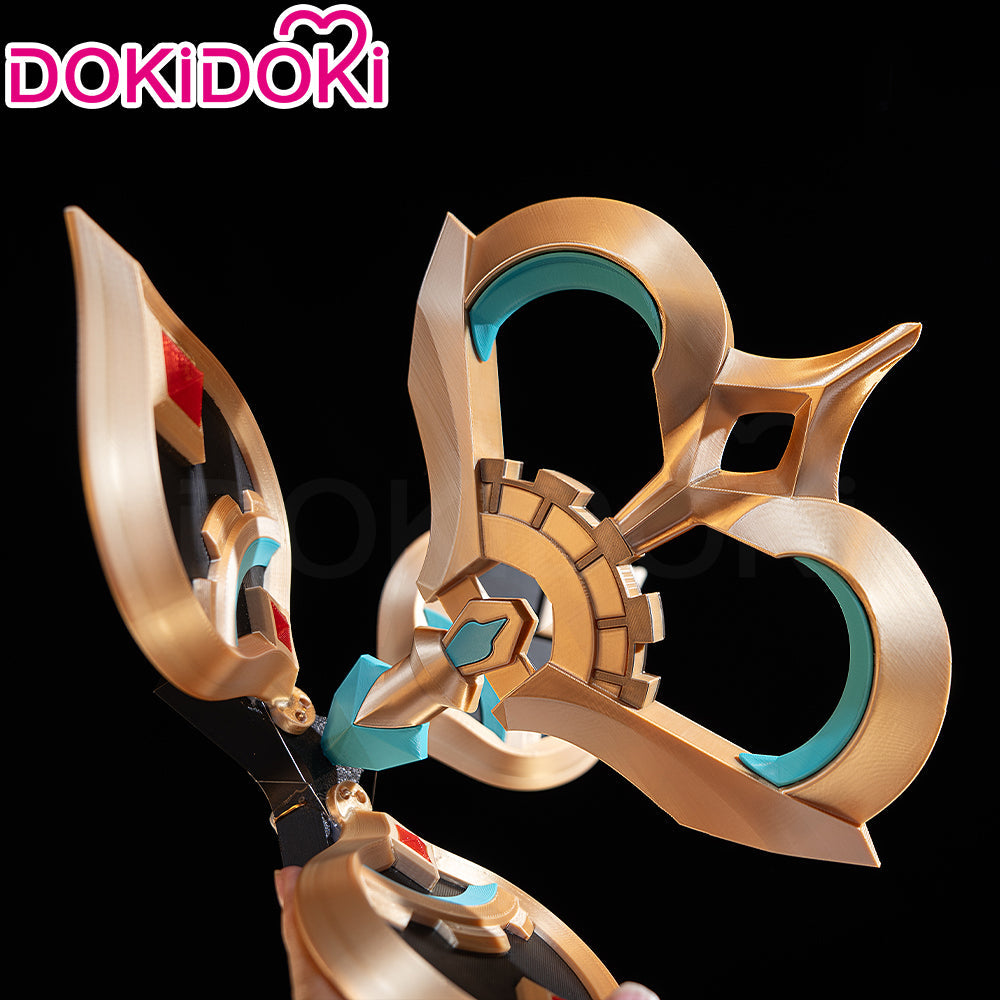 【Ready For Ship】DokiDoki Game Genshin Impact Cosplay Marionette Costume Sandrone Wind-up Key Accessory Prop