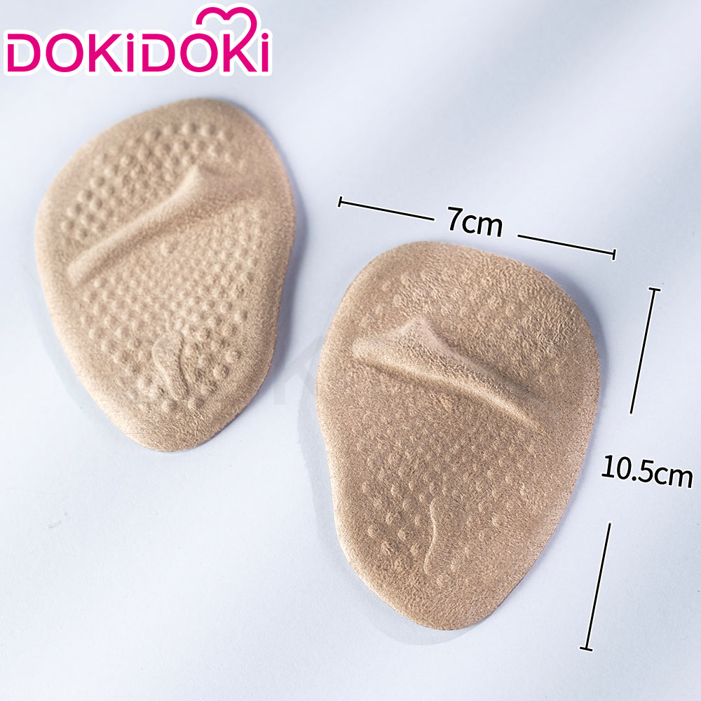 【In Stock】DokiDoki  Black White Skin-tone Transparent Anti-friction Forefoot Pads Anti-slip Heel Cushions Shoe Size Adjusters
