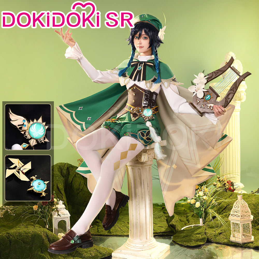 【Ready For Ship】【Size S-2XL】DokiDoki-SR Game Genshin Impact Cosplay Venti Costume