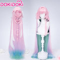 【EU Local Shipping】DokiDoki Game Honkai: Star Rail Cosplay Cyrene Wig Short Curly Light Dark Pink Gradient Hair / Head Accessory Set