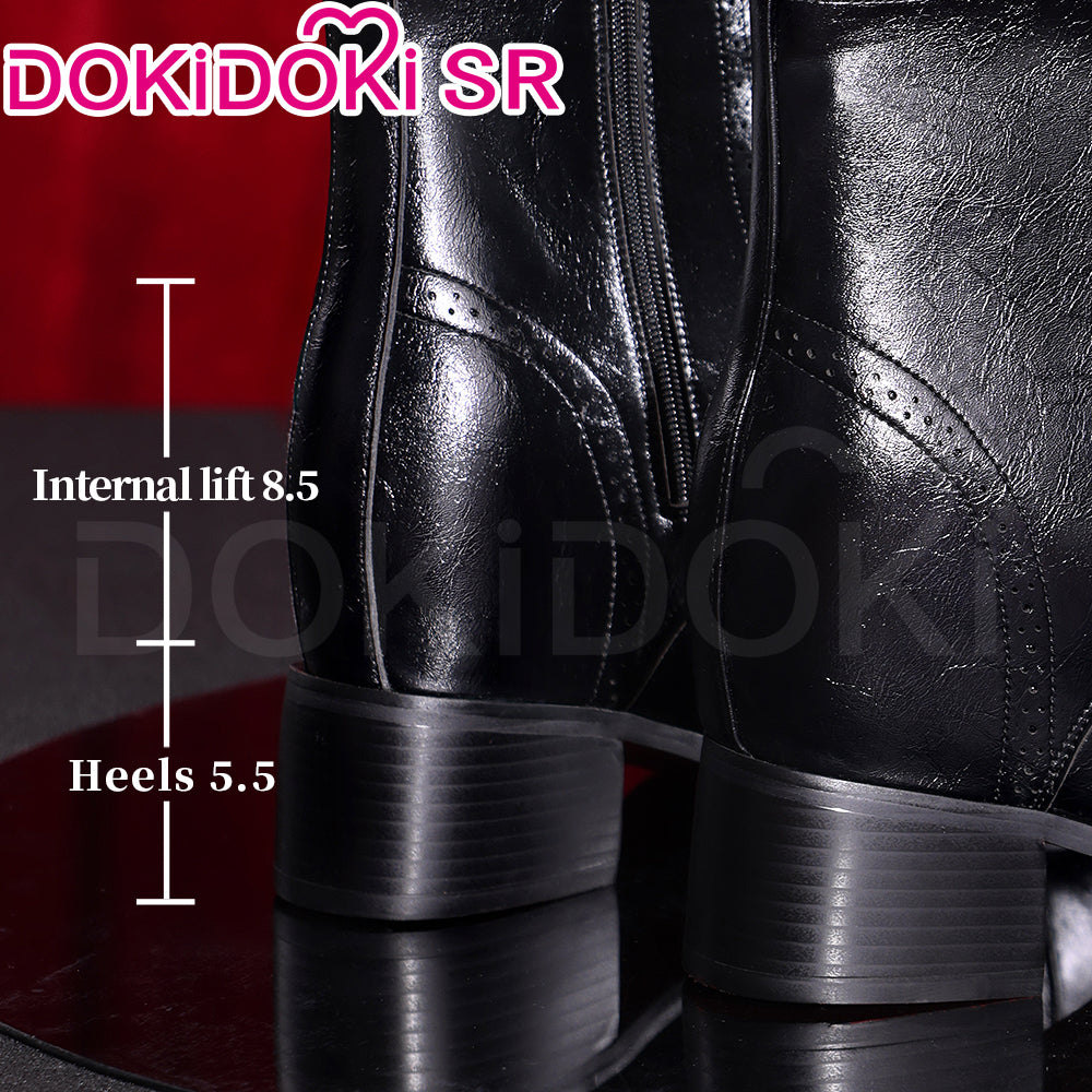 【Ready For Ship】【14CM】DokiDoki-SR Height Increasing Shoes / Elevator Shoes Red Sole Bottom Leather Shoes