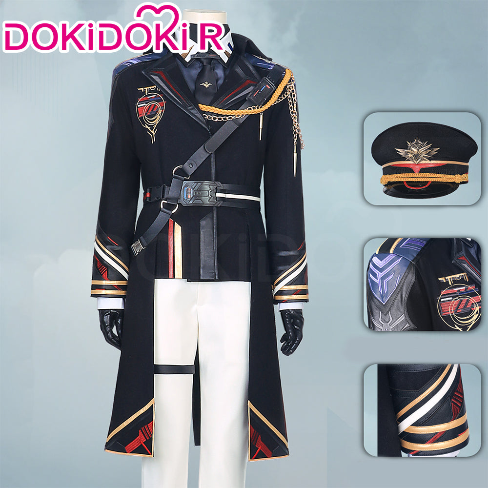 【In Stock】【Size XS-2XL】DokiDoki-R Game Love and Deepspace Cosplay  Protagonist MC Costume Farspace Colonel Set Caleb