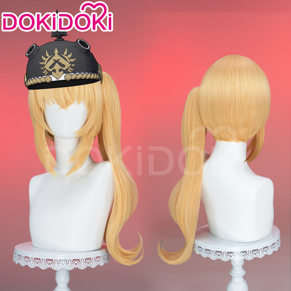【Ready For Ship】DokiDoki Game Zenless Zone Zero Cosplay Lucy Wig Long Curly Orange Hair