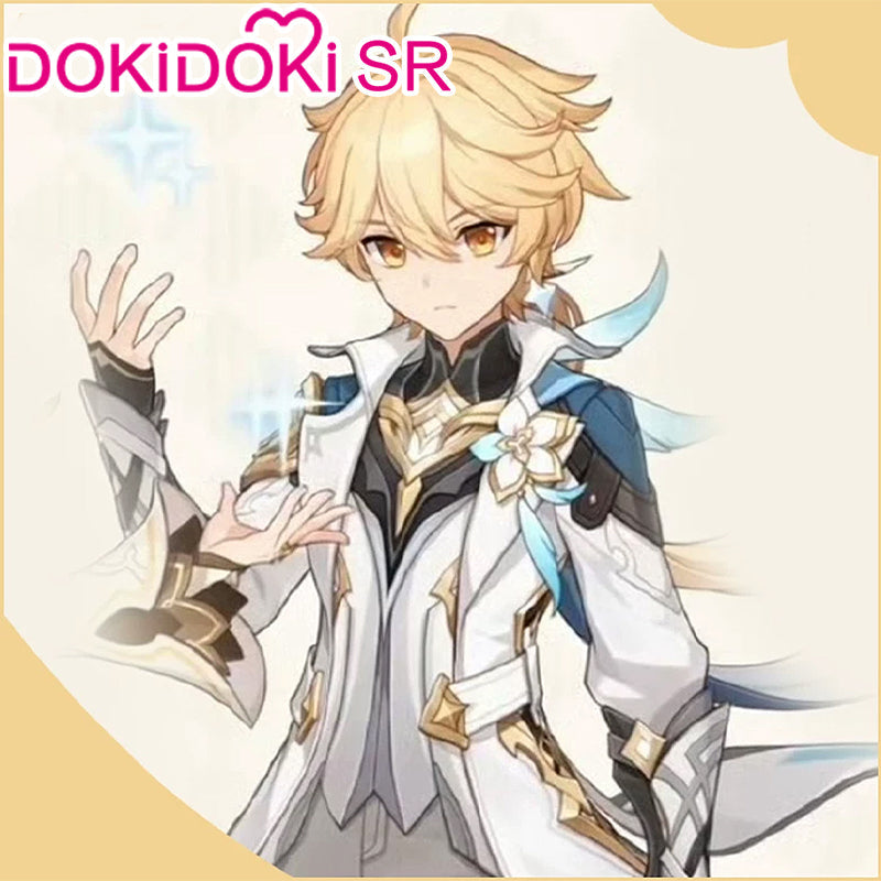 【Lumine Ver Confirmed】$5 Deposit =10% OFF Coupon DokiDoki-SR Game Genshin Impact Traveler Lumine / Traveler Sora Cosplay Costume As Heaven and Earth Are Made Anew Ying / Aether Kong