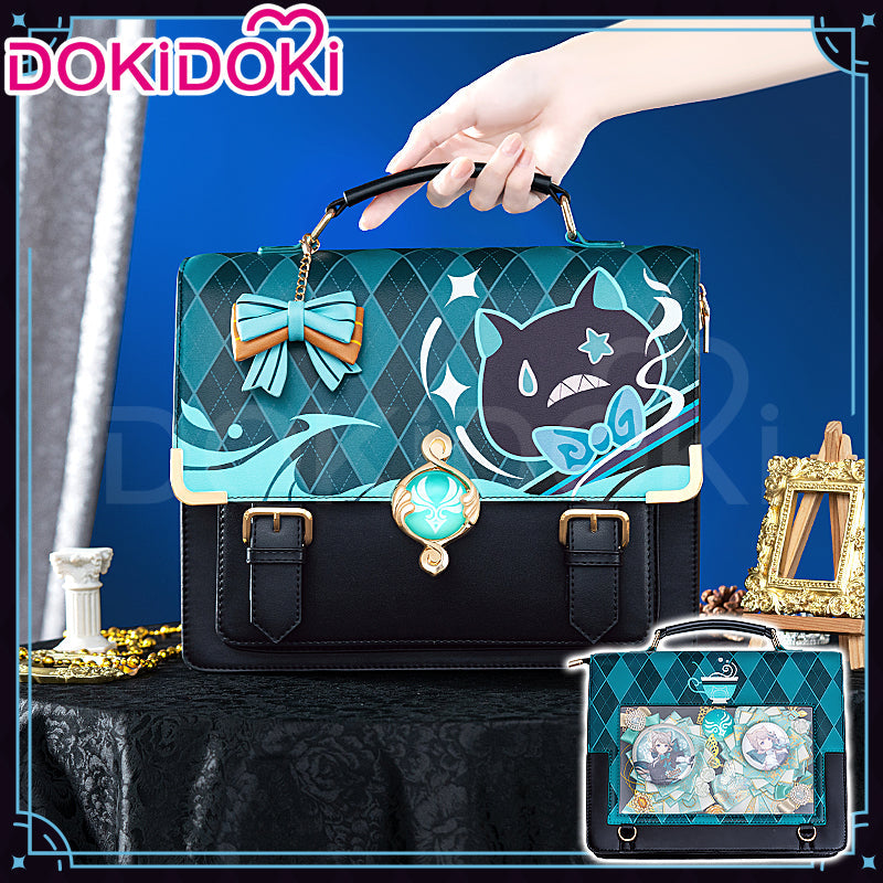 【In Stock】DokiDoki Game Genshin Impact Cosplay Lynette Itabag Ita Bag / Badge Holder