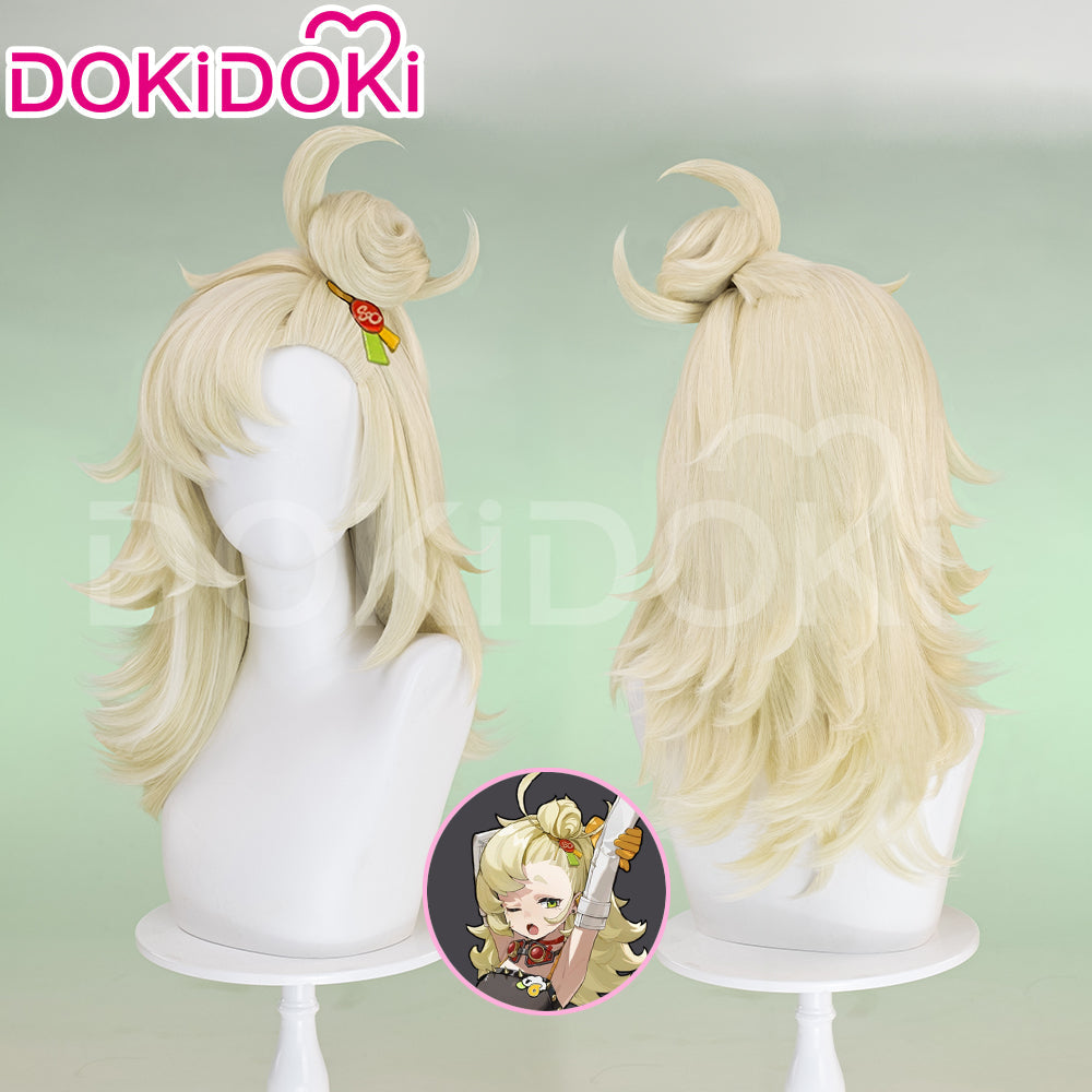 【Ready For Ship】DokiDoki Game Zenless Zone Zero Cosplay Piper Wheel Wig Yellow Hair ZZZ