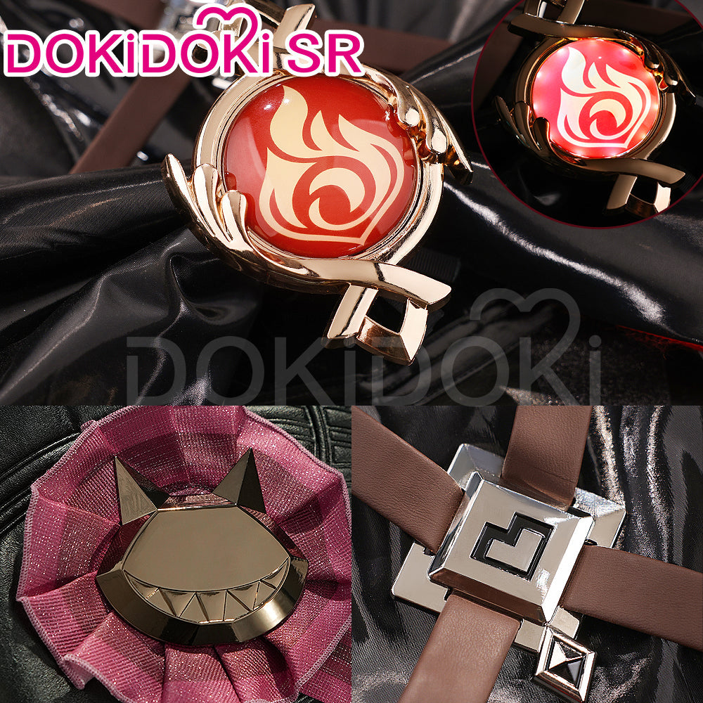 【Partially Ready For Ship】DokiDoki-SR Game Genshin Impact Cosplay Fontaine Lyney Costume