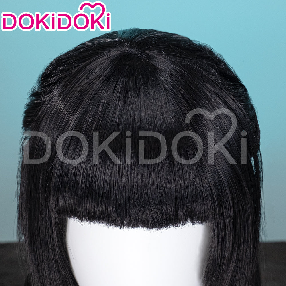 【Ready For Ship】DokiDoki Game Zenless Zone Zero Cosplay  Hoshimi Miyabi Cosplay Wig / Ears Long Straight Black