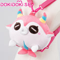 【Ready For Ship】【Last Batch】DokiDoki-SR Game Genshin Impact Cosplay Mualani Pink Pufferfish Bag Doll Plushies Backpack/  Papa Circle Plastic Wristband