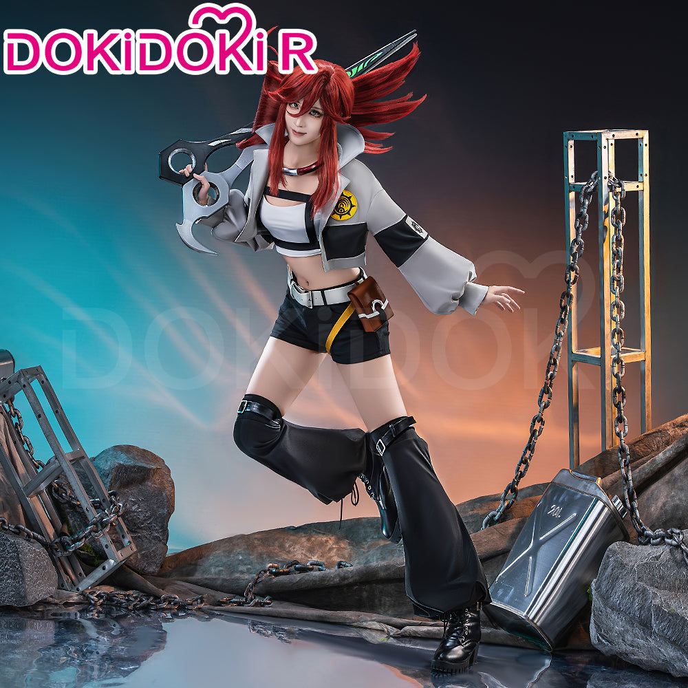 【Partially Ready For Ship】【Upgrade】【Size XS-4XL】DokiDoki-R Anime Gachiakuta Cosplay Riyo Costume Reaper Bag Supporters Halloween