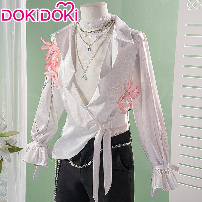 【In Stock】【Size M-3XL】 DokiDoki-N Game Love And Deepspace Cosplay Sylus / Xavier / Zayne / Rafayel  / Caleb Costume Spring and Flowers Tops Only