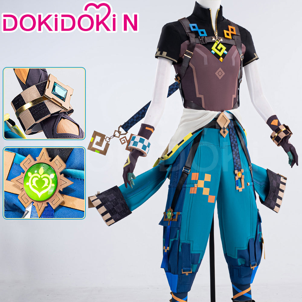【Partially Ready For Ship】【Size XS-3XL】DokiDoki-N Game Genshin Impact Cosplay Kinich Cosplay Costume Natlan
