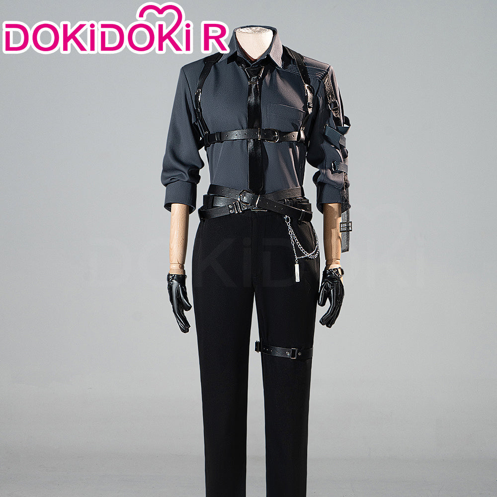 【Partially Ready For Ship】【Size XS-2XL】DokiDoki-R Game Love and Deepspace Cosplay Rafayel / Xavier / Zayne / Sylus / Caleb Total Lockdown Shirt Suit Belt Set Precise Control