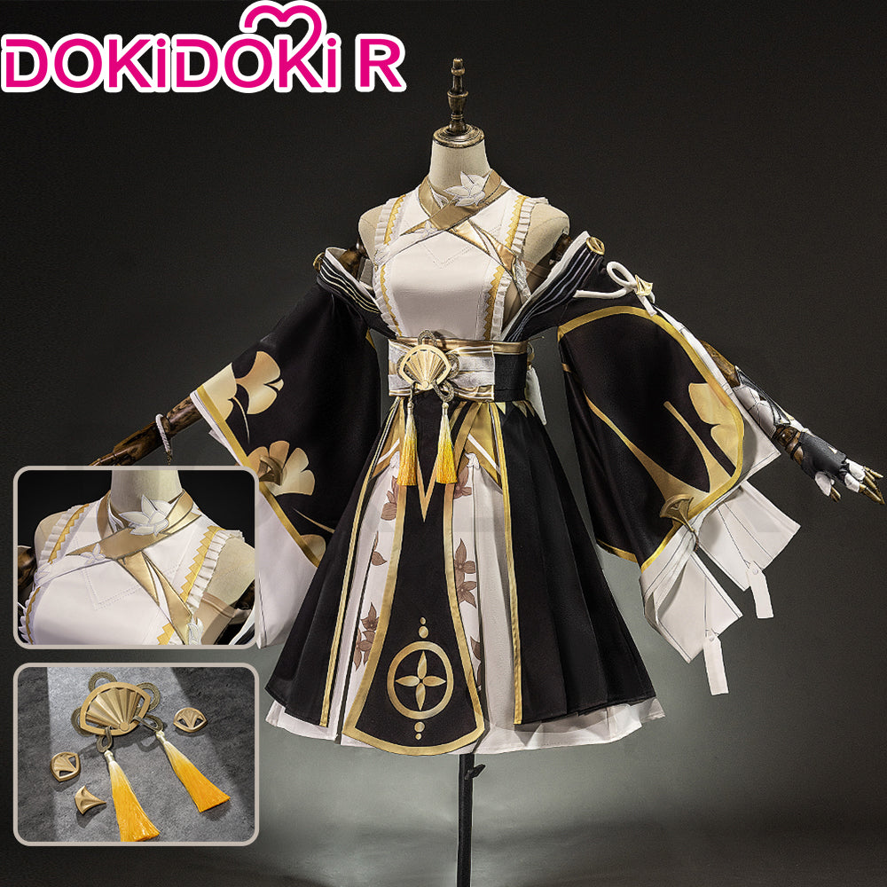 【Partially Ready For Ship】Dokidoki Game Zenless Zone Zero Cosplay Hoshimi Miyabi Costume Dignified Blossom ZZZ