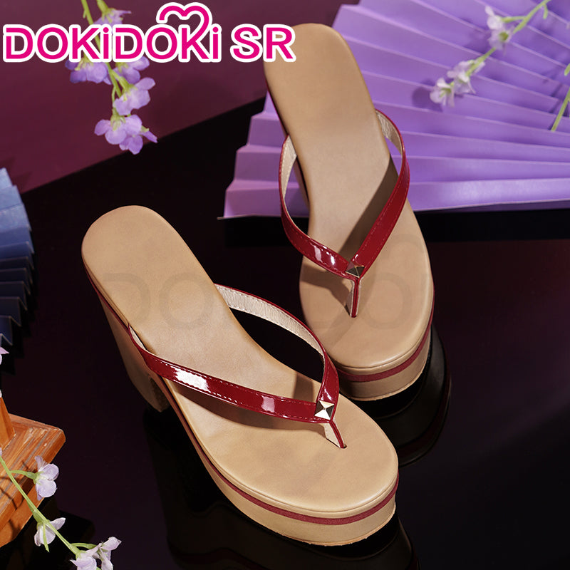 【Ready For Ship】【Size S-2XL】DokiDoki-SR Game Genshin Impact  Raiden Shogun  Cosplay Costume Baal / Shoes Halloween
