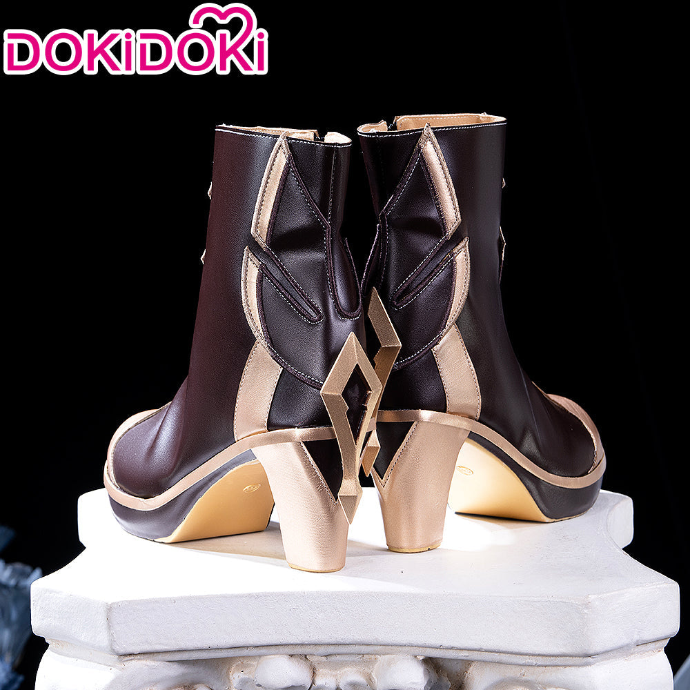 DokiDoki Game Genshin Impact Cosplay Traveler Lumine Shoes Ying As Heaven and Earth Are Made Anew