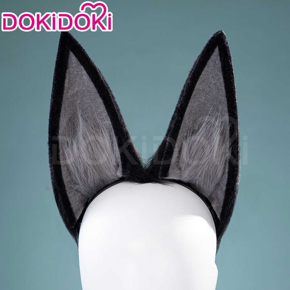 【Ready For Ship】DokiDoki Game Zenless Zone Zero Cosplay  Hoshimi Miyabi Cosplay Wig / Ears Long Straight Black