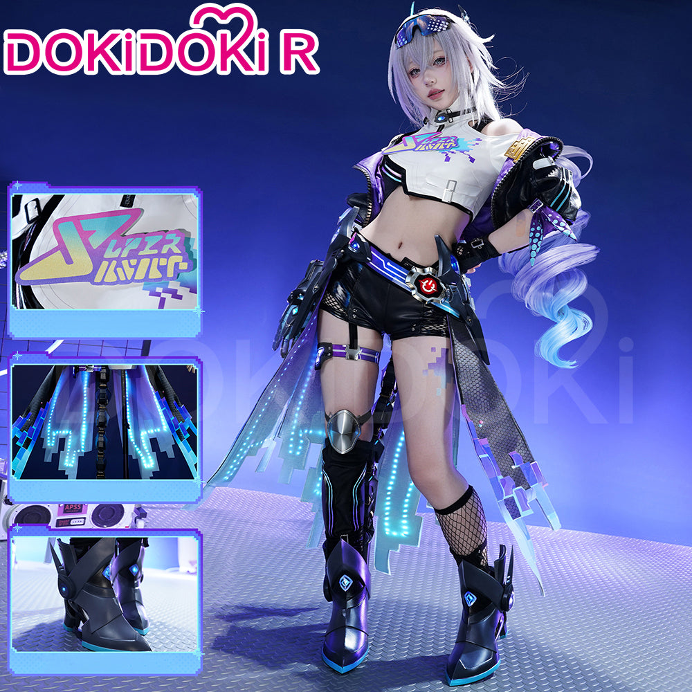 【Partially Ready For Ship】【Size S-2XL】 DokiDoki-R Honkai: Star Rail Cosplay Silver Wolf SP Costume Planarcadia