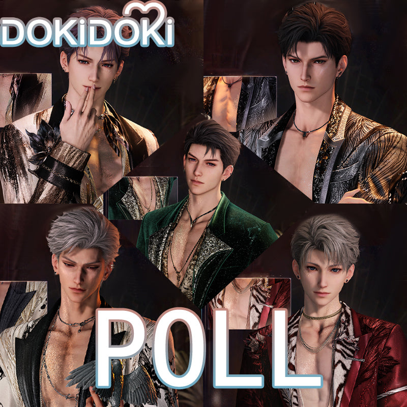 【POLL】$5 Deposit =10% OFF Coupon Love And Deepspace Cosplay Xavier: Bound by Starlight / Rafayel: Alluring Hues / Zayne: Past Midnight / Sylus: Nightly Duet / Caleb: Spoils of Night Costume DokiDoki&nbsp;
