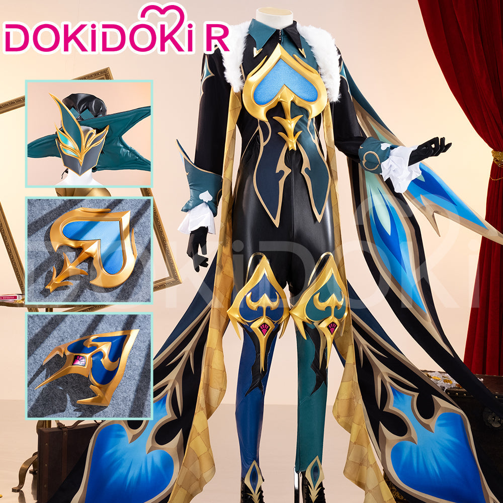 【Ready For Ship】【Last Batch】DokiDoki-R Game Honkai: Star Rail Cosplay Aventurine Costume Shajin Ten Stonehearts: Aventurine of Stratagems