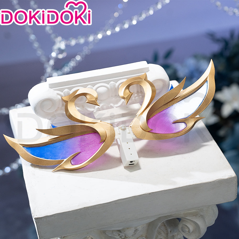 【Movable】DokiDoki Game Genshin Impact Cosplay Odette Prop Swan Wings Snezhnaya