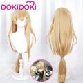 【Ready For Ship】DokiDoki Game Honkai: Star Rail Cosplay LuoCha Wig Long Straight Flaxen Necklace