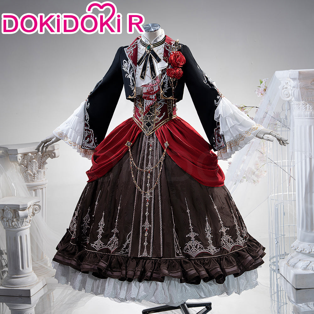 【Partially In Stock】【Size S-2XL】DokiDoki-R Game Love And Deepspace Cosplay Protagonist MC Silverwing Fiend Costume Crimson Feast Sylus
