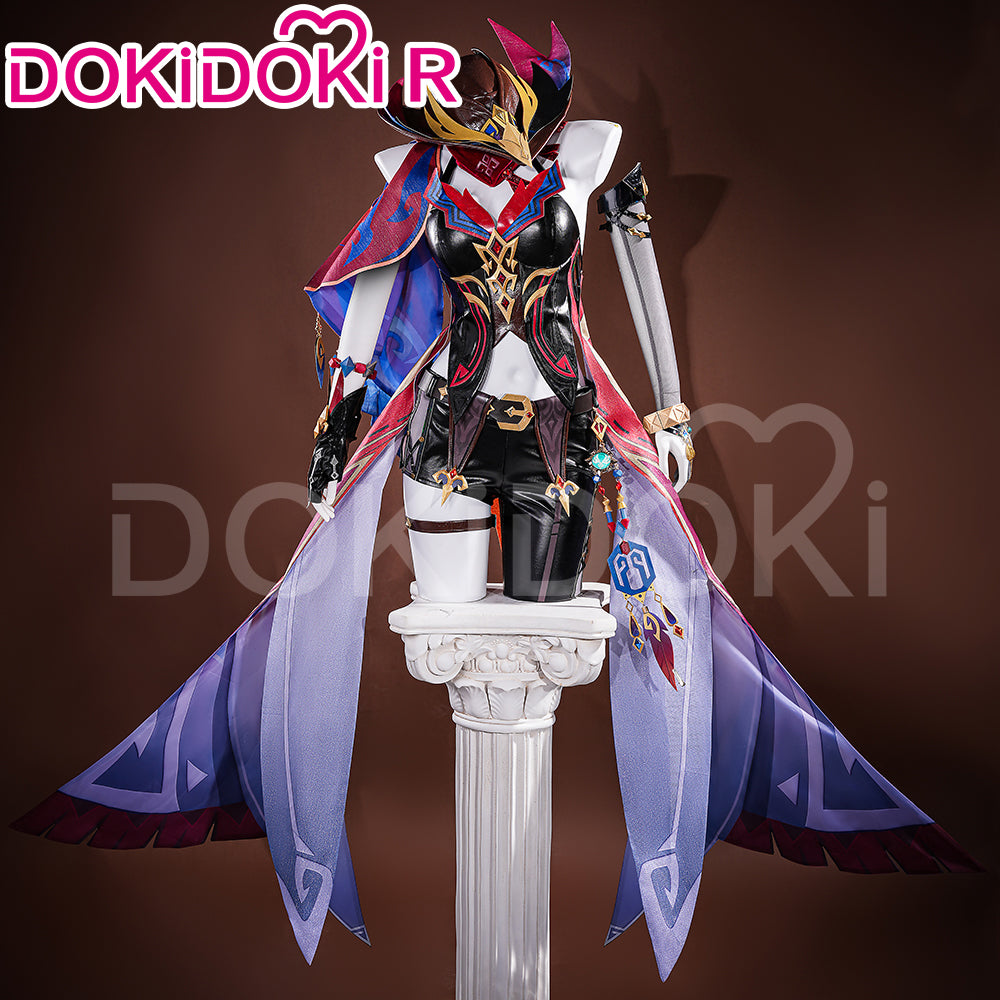 【Size XS-2XL】DokiDoki-R Game Genshin Impact Cosplay Chasca Costume Natlan