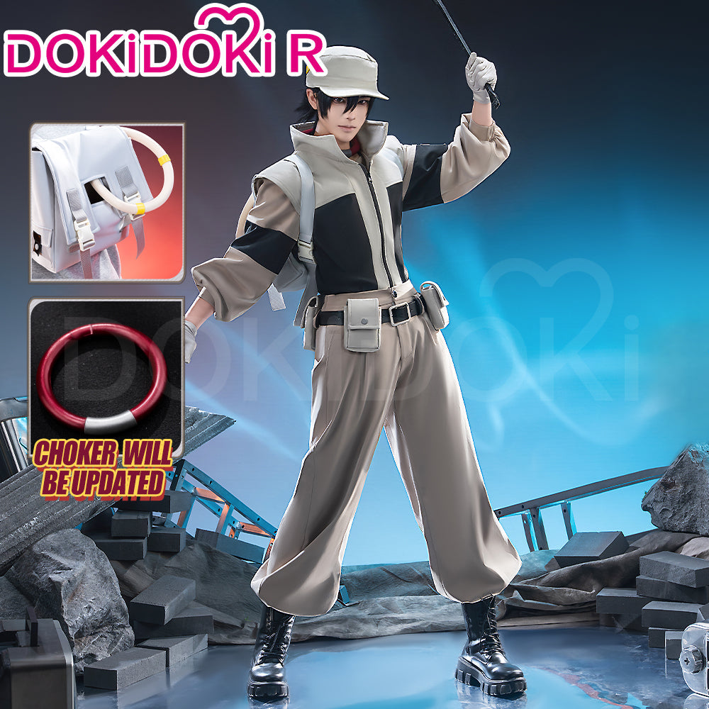【Partially Ready For Ship】【Size S-2XL】DokiDoki-R Anime GACHIAKUTA Cosplay Gris Rubion / Follo Tunito / Tomme Mima Supporters Costume Halloween