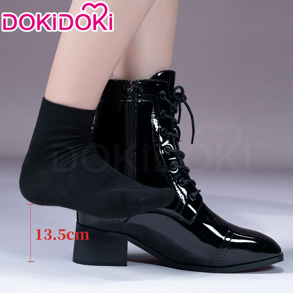 【13.5CM】DokiDoki Height Increasing Shoes / Elevator Shoes Red Sole Bottom Leather Shoes