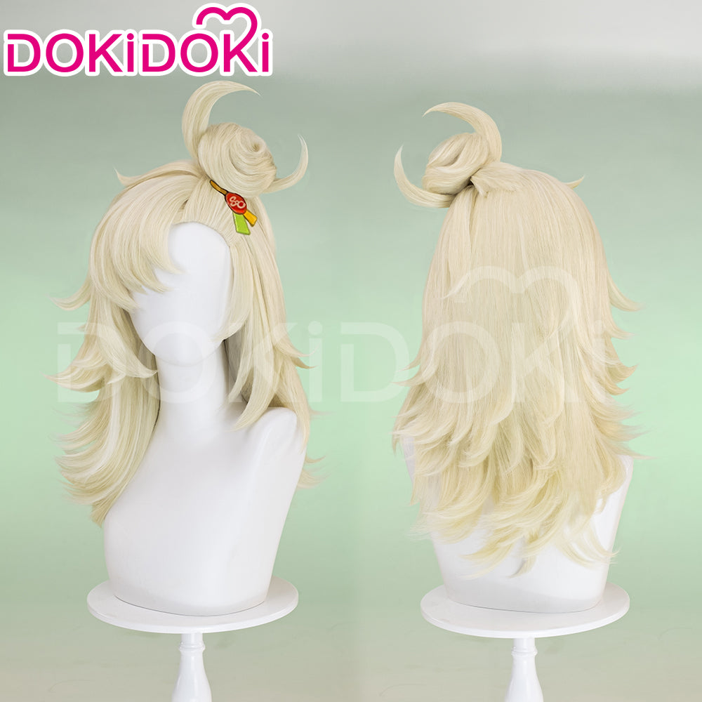 【Ready For Ship】DokiDoki Game Zenless Zone Zero Cosplay Piper Wheel Wig Yellow Hair ZZZ