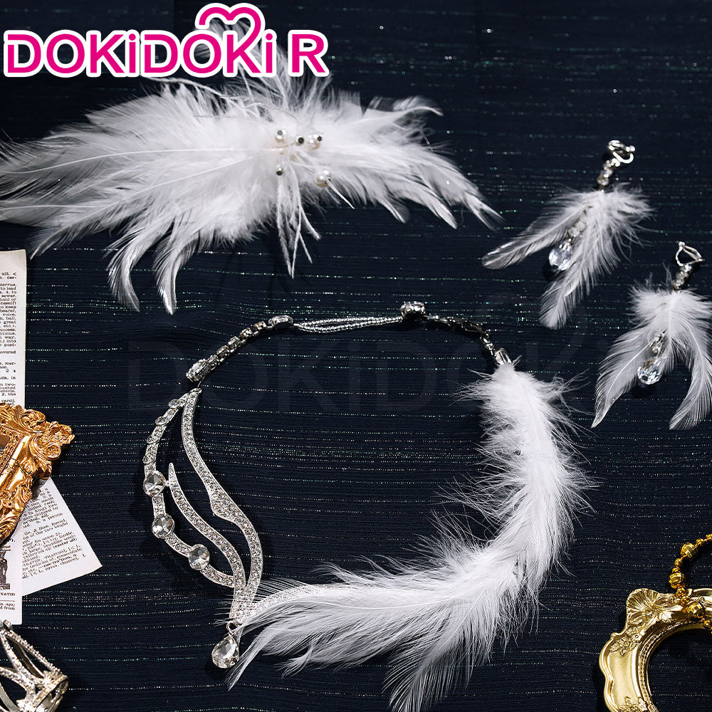 【Size S-2XL】DokiDoki-R Game Love And Deepspace Cosplay Protagonist MC Sylus Costume Alternative Darkborne Wedding Dress