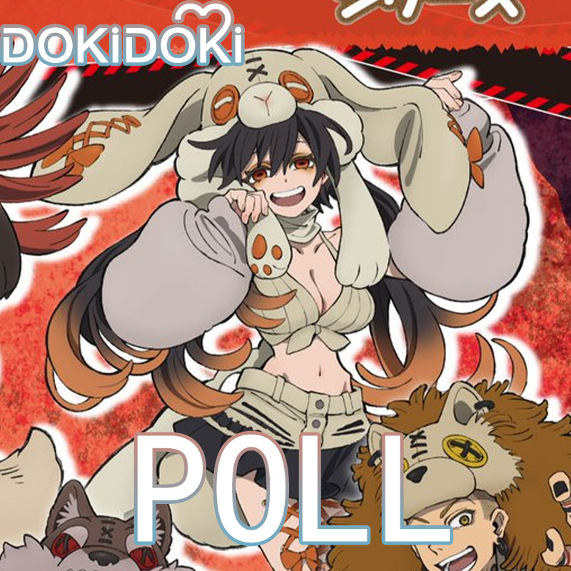 【POLL】$5 Deposit =10% OFF Coupon DokiDoki Anime GACHIAKUTA Cosplay Amo Empool Costume Stuﬀed Series