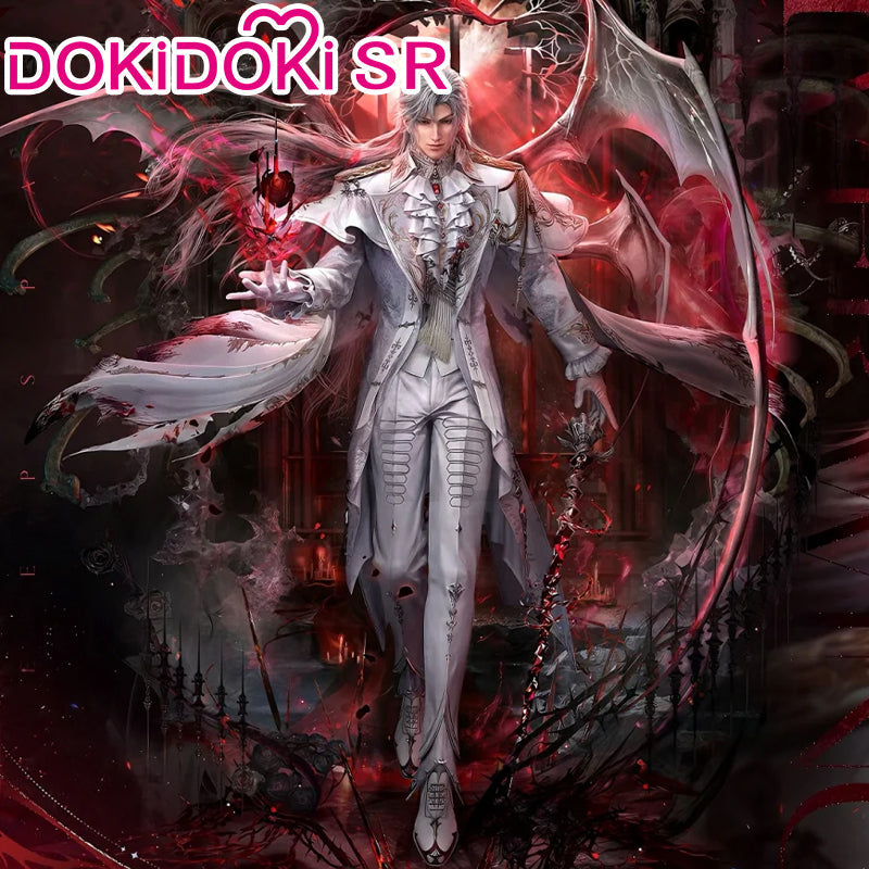 【Confirmed】$5 Deposit = 10% off Coupon DokiDoki Game Love And Deepspace Cosplay Sylus Crimson Departure /  Crimson Rapture Protagonist MC Silverwing Fiend Costume Crimson Feast