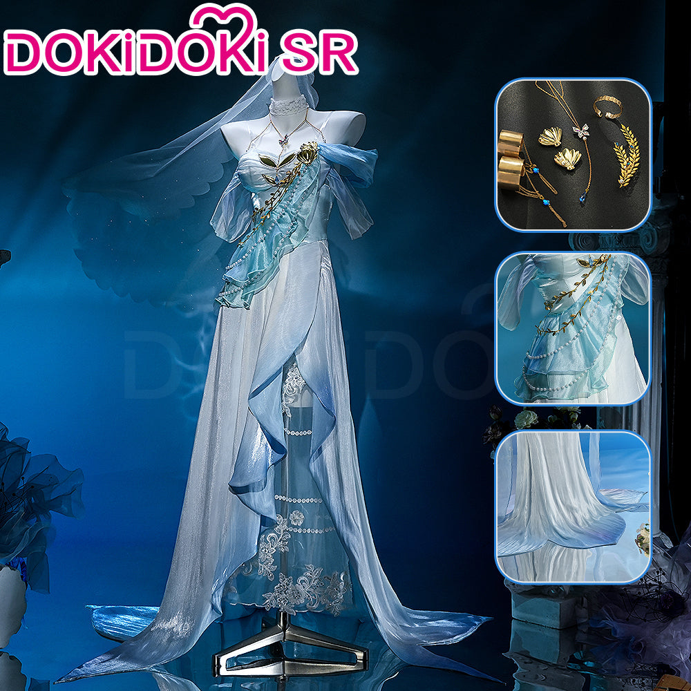 DokiDoki-SR Game Genshin Impact Furina Costume Tideheart Doujin Focalors Fontaine Doujin