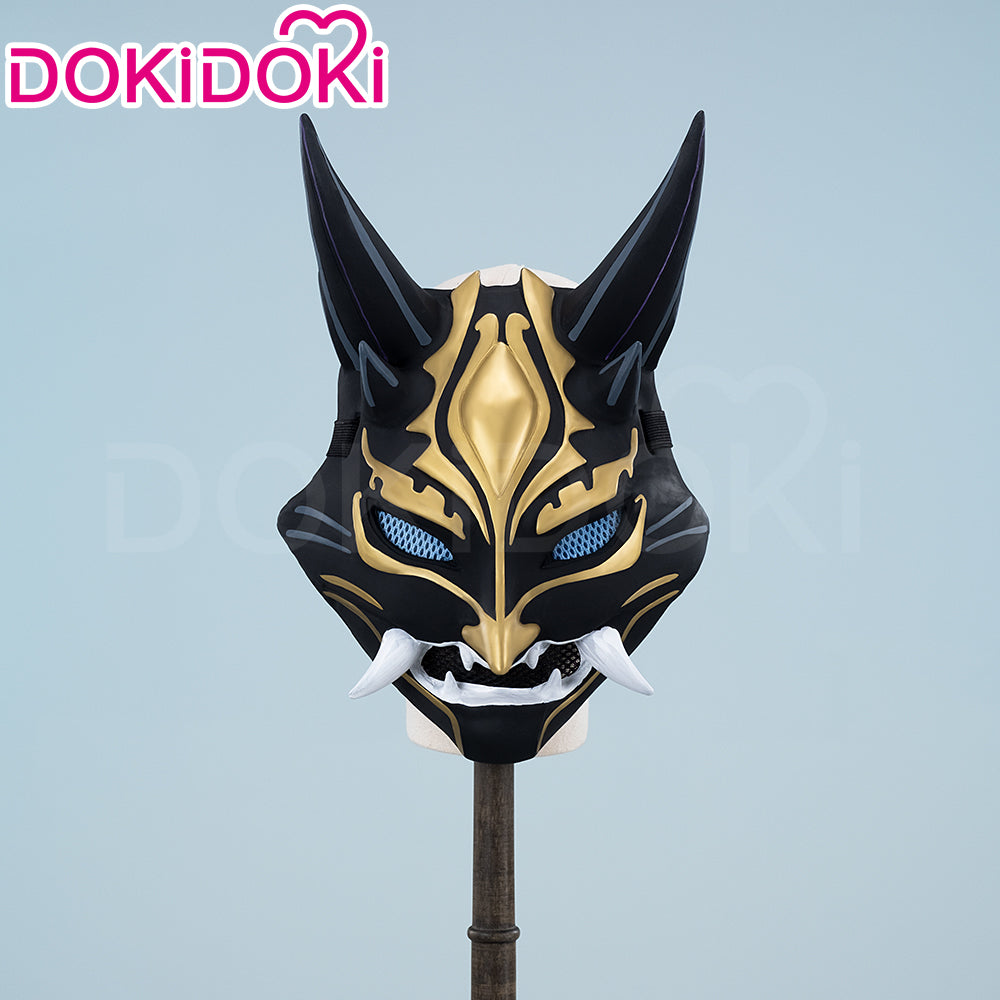 DokiDoki Game Genshin Impact Cosplay Xiao Mask PVC Resin