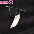DokiDoki Game Love And Deepspace Cosplay Sylus Prop Goodcat Code Feather Brooch Scarlet Nocturne
