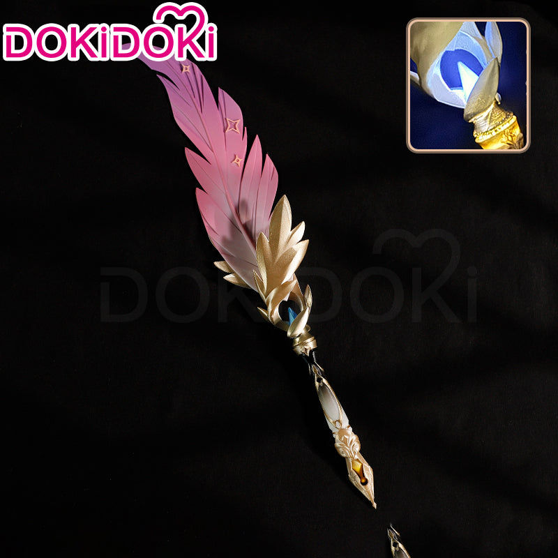 DokiDoki Game Honkai: Star Rail Cosplay Trailblazer Caelus / Stelle Prop Feather Pen
