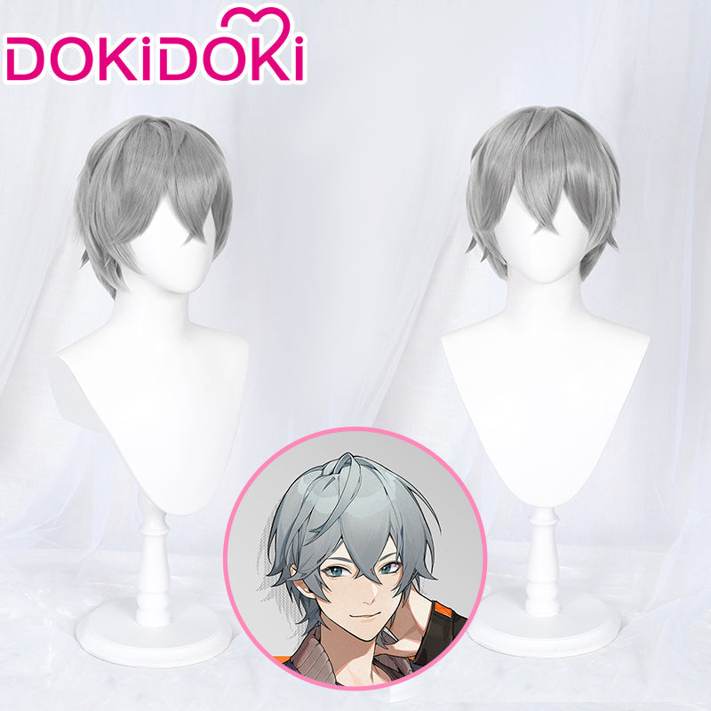 【Ready For Ship】DokiDoki Game Zenless Zone Zero Cosplay Wise Cosplay Wig Short Grey