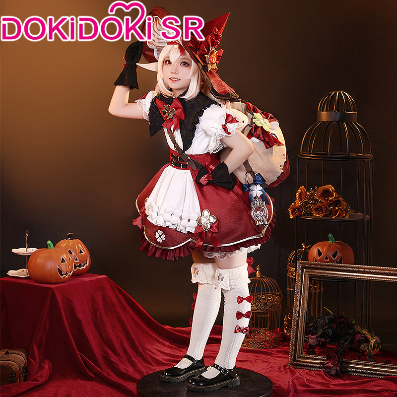 【Ready For Ship】DokiDoki-SR Game Genshin Impact Cosplay Klee Blossoming Starlight Costume
