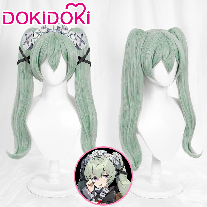 【Ready For Ship】DokiDoki Game Zenless Zone Zero Cosplay Corin Cosplay Wig Long Light Green