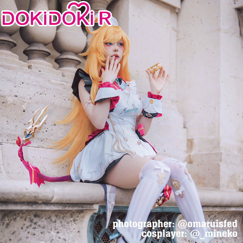【Ready For Ship】【Last Batch】【Size XS-3XL】DokiDoki-R Game Genshin Impact Cosplay Escoffier Costume Fontaine