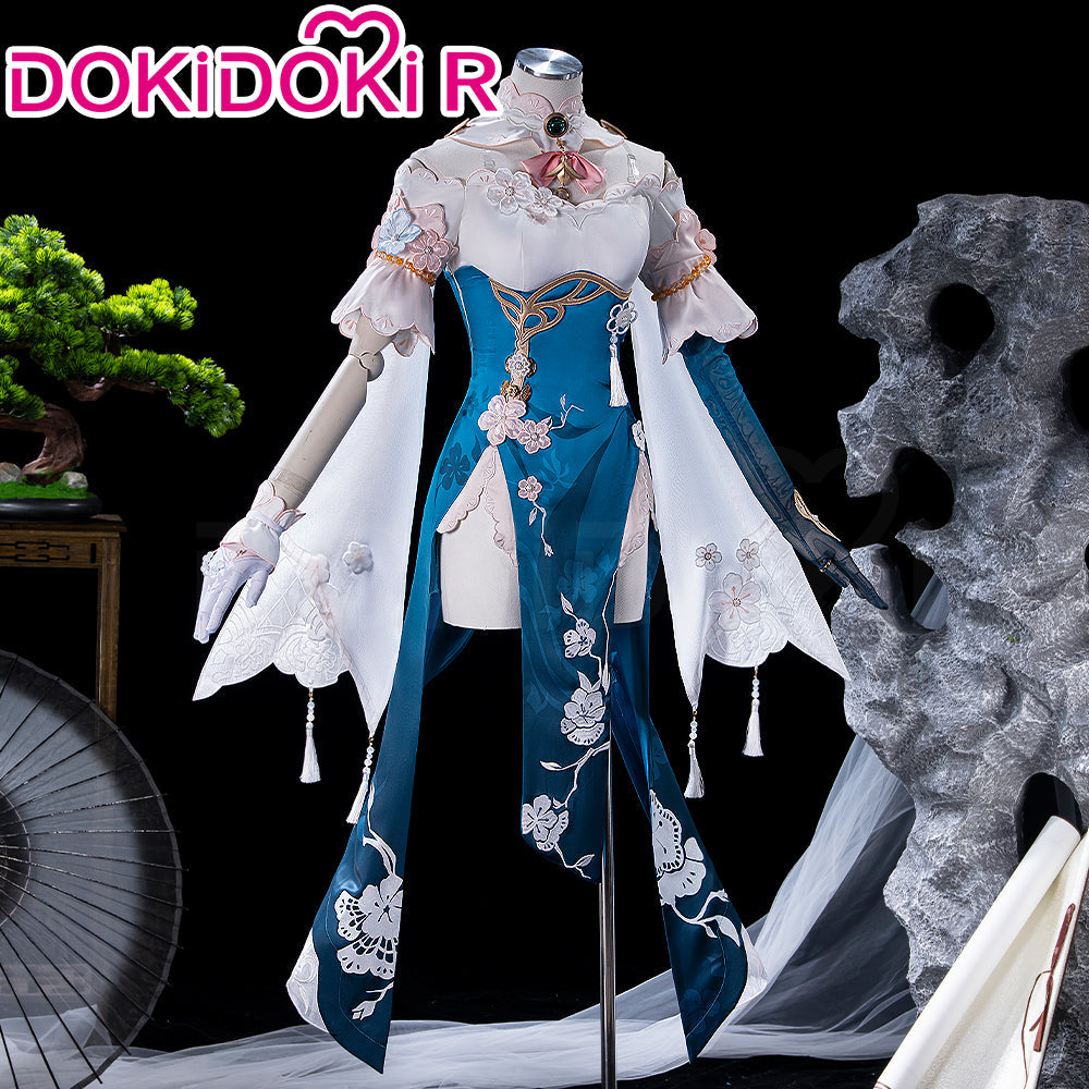 【Size XS-2XL】DokiDoki-R Honkai: Star Rail Cosplay Ruan Mei Costume Ruanmei Plumblossom Letter