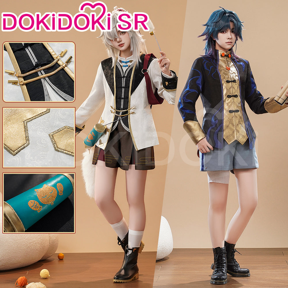 【Partially Ready For Ship】DokiDoki-SR Game Honkai: Star Rail Cosplay Jing Yuan / Blade Cosplay Costume Little Cat Casual Wear Jingyuan
