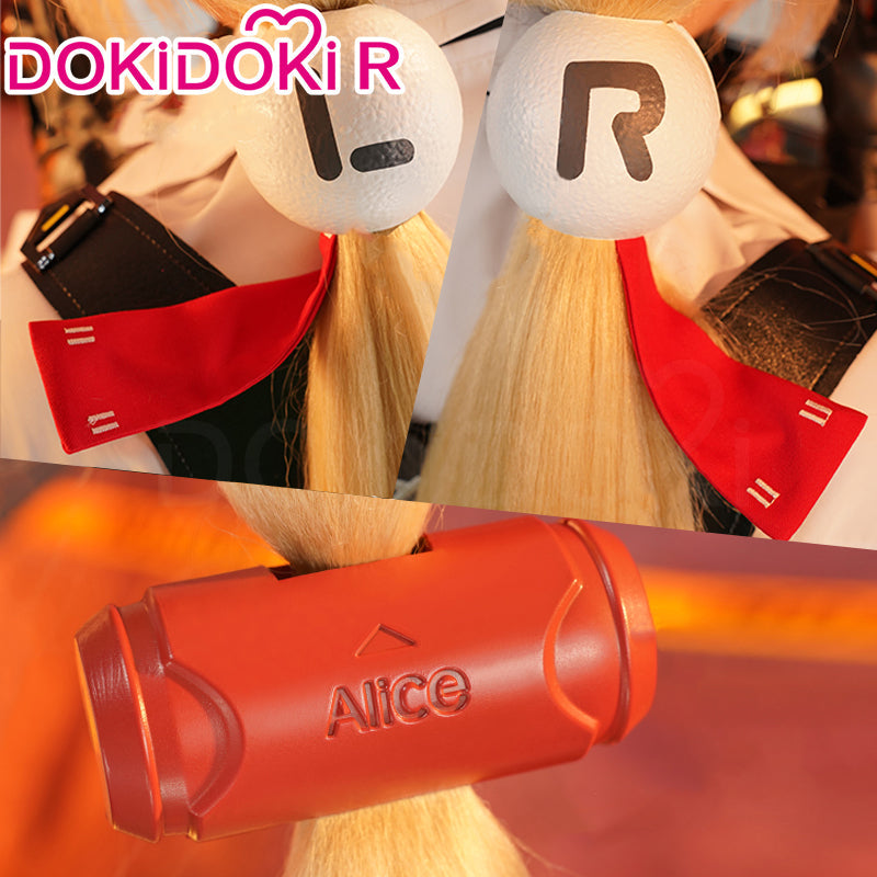 【In Stock】DokiDoki-R Game Zenless Zone Zero Cosplay Alice Thymefield Swimsuit Costume / Headwear / Ear and Tail ZZZ