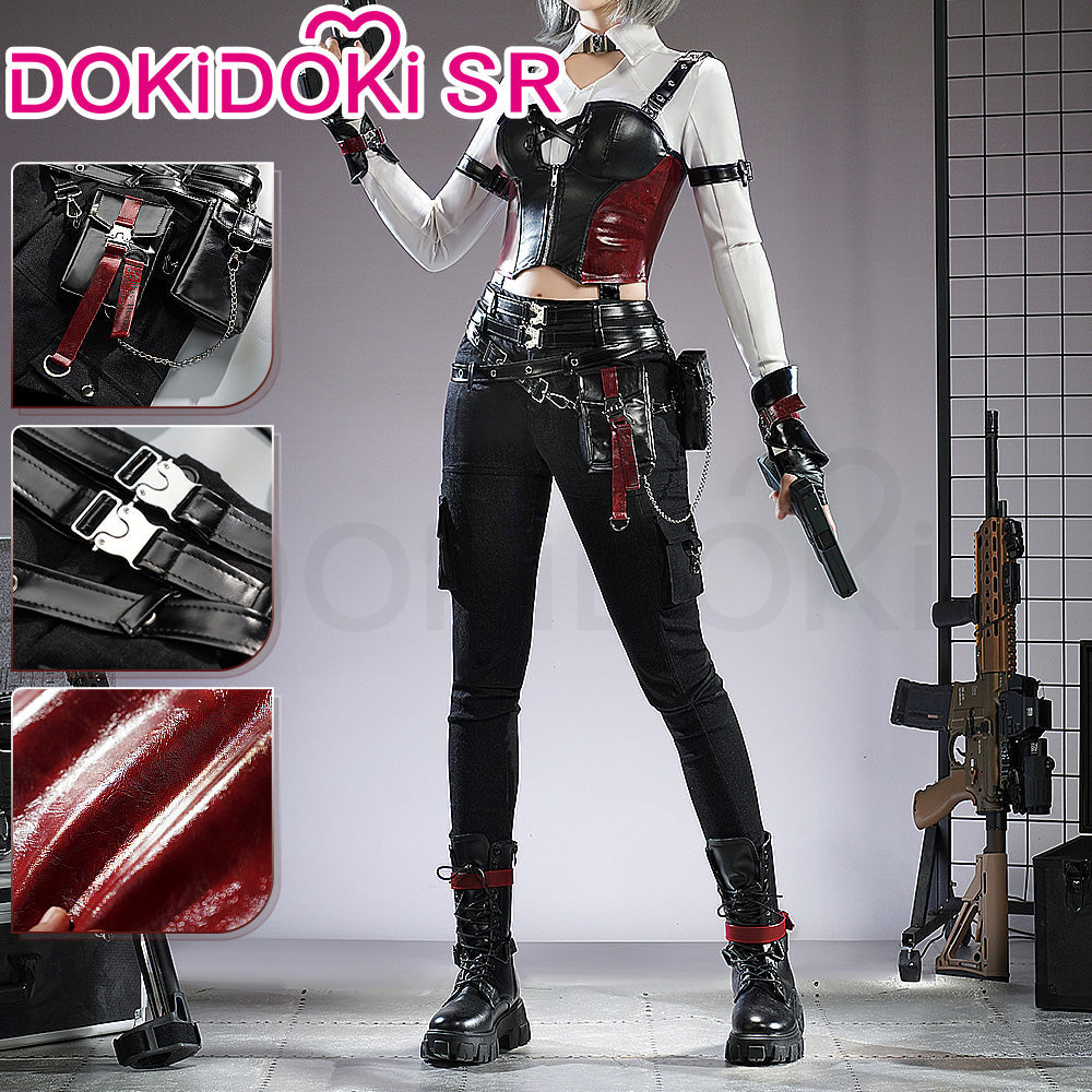 【Partially Ready For Ship】【Shoes Last Batch】DokiDoki-SR Game Love and Deepspace Cosplay Protagonist Costume Deepspace deep space Hunter Outfit / Shoes Halloween