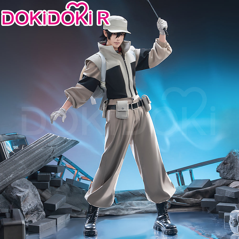 【US LOCAL SHIPPING】【Size S-2XL】DokiDoki-R Anime GACHIAKUTA Cosplay Gris Rubion / Follo Tunito / Tomme Mima Supporters Costume Halloween