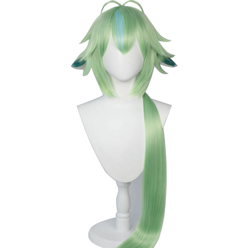 【Ready For Ship】DokiDoki Game Genshin Impact Cosplay  Sucrose   Wig Long Green
