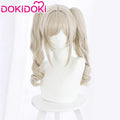 【Ready For Ship】DokiDoki Game Genshin Impact Cosplay Wig Barbara Linen Long Ponytail