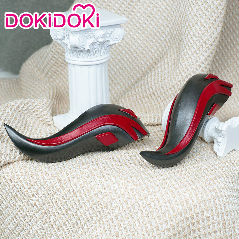 【Ready For Ship】DokiDoki Game Genshin Impact Cosplay Ganyu Gan Yu  Wig / Horn Women Long Blue Wig